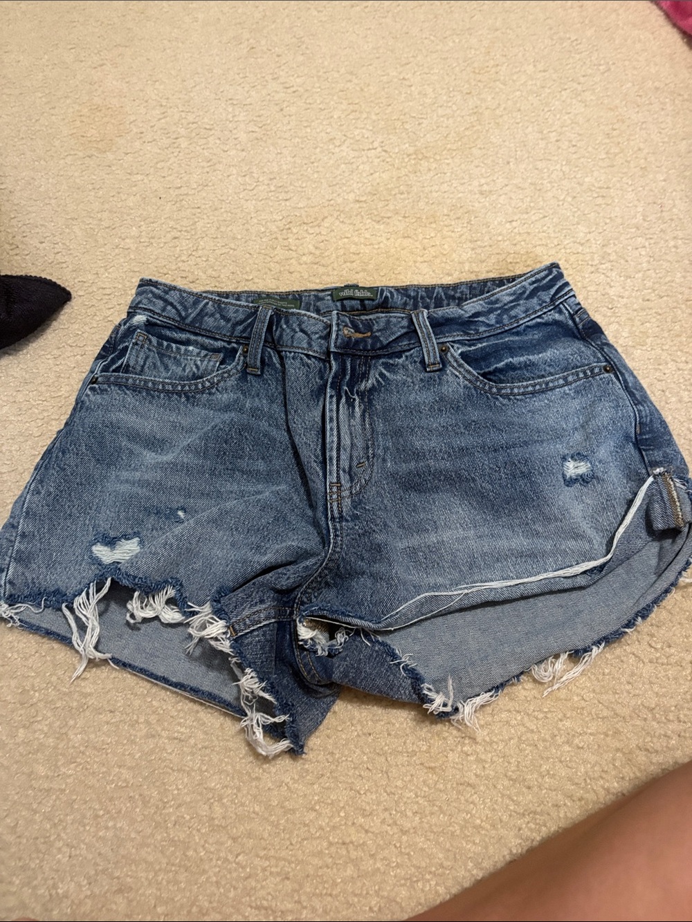 Target Women's Blue Denim Cutoff Shorts